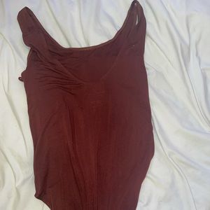 Amber body suit. Low back